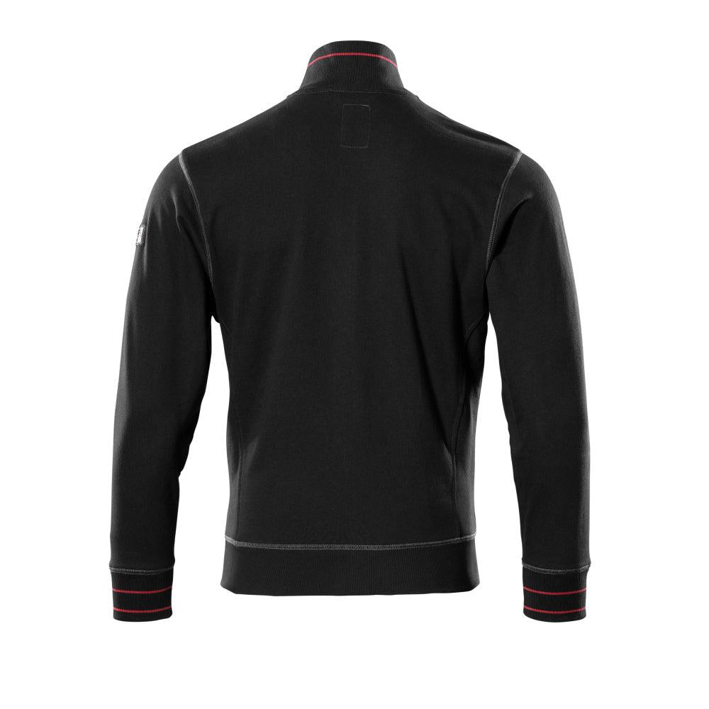 MASCOT® Chania sudadera con cremallera, negro