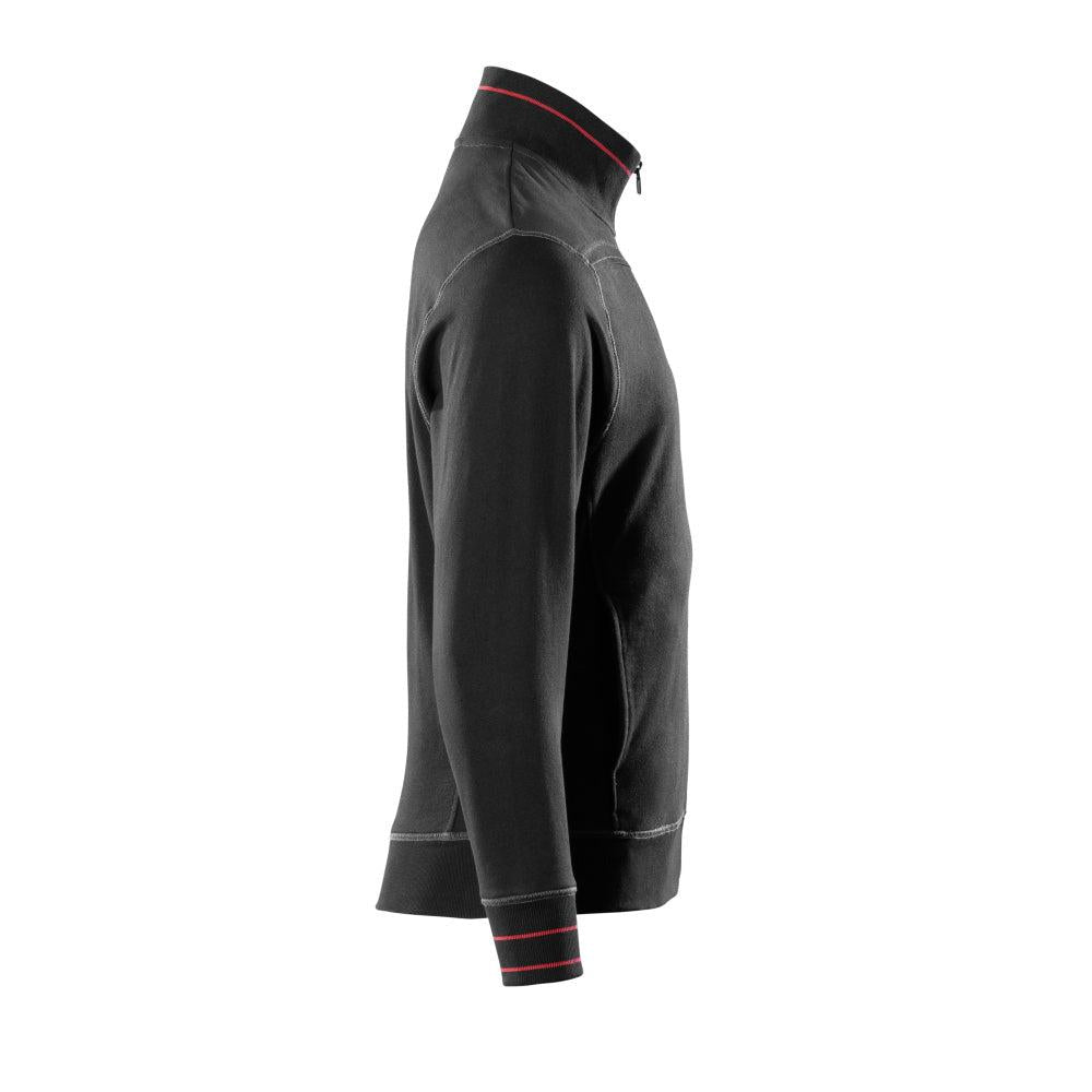 MASCOT® Chania sudadera con cremallera, negro
