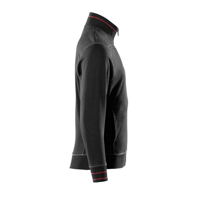 MASCOT® Chania sudadera con cremallera, negro