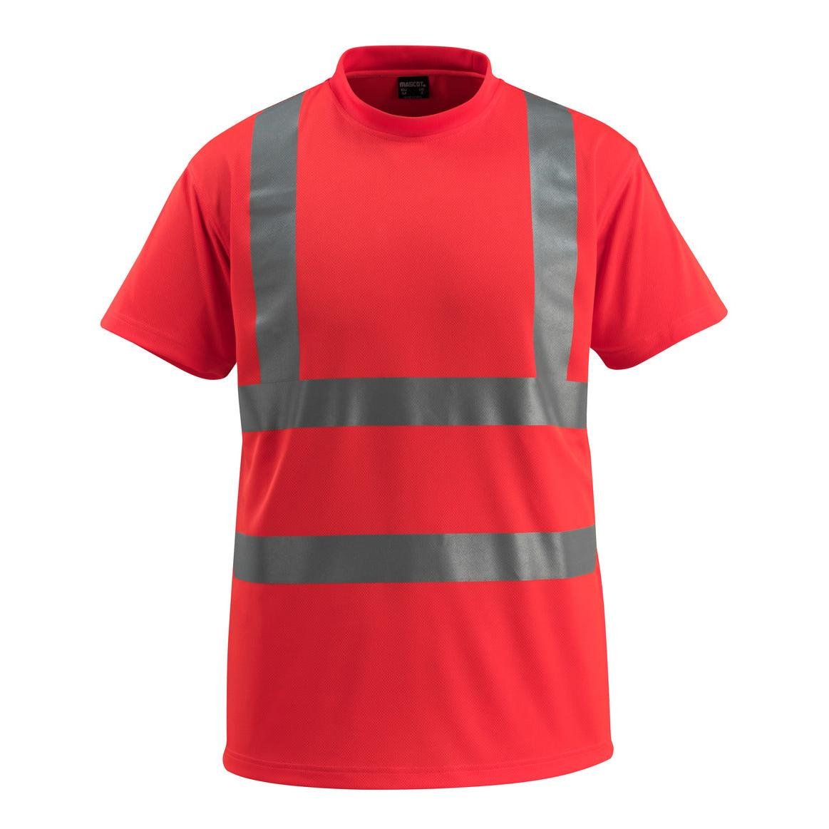 Camiseta MASCOT® Townsville, roja de alta visibilidad