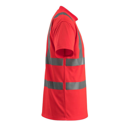 Camiseta MASCOT® Townsville, roja de alta visibilidad