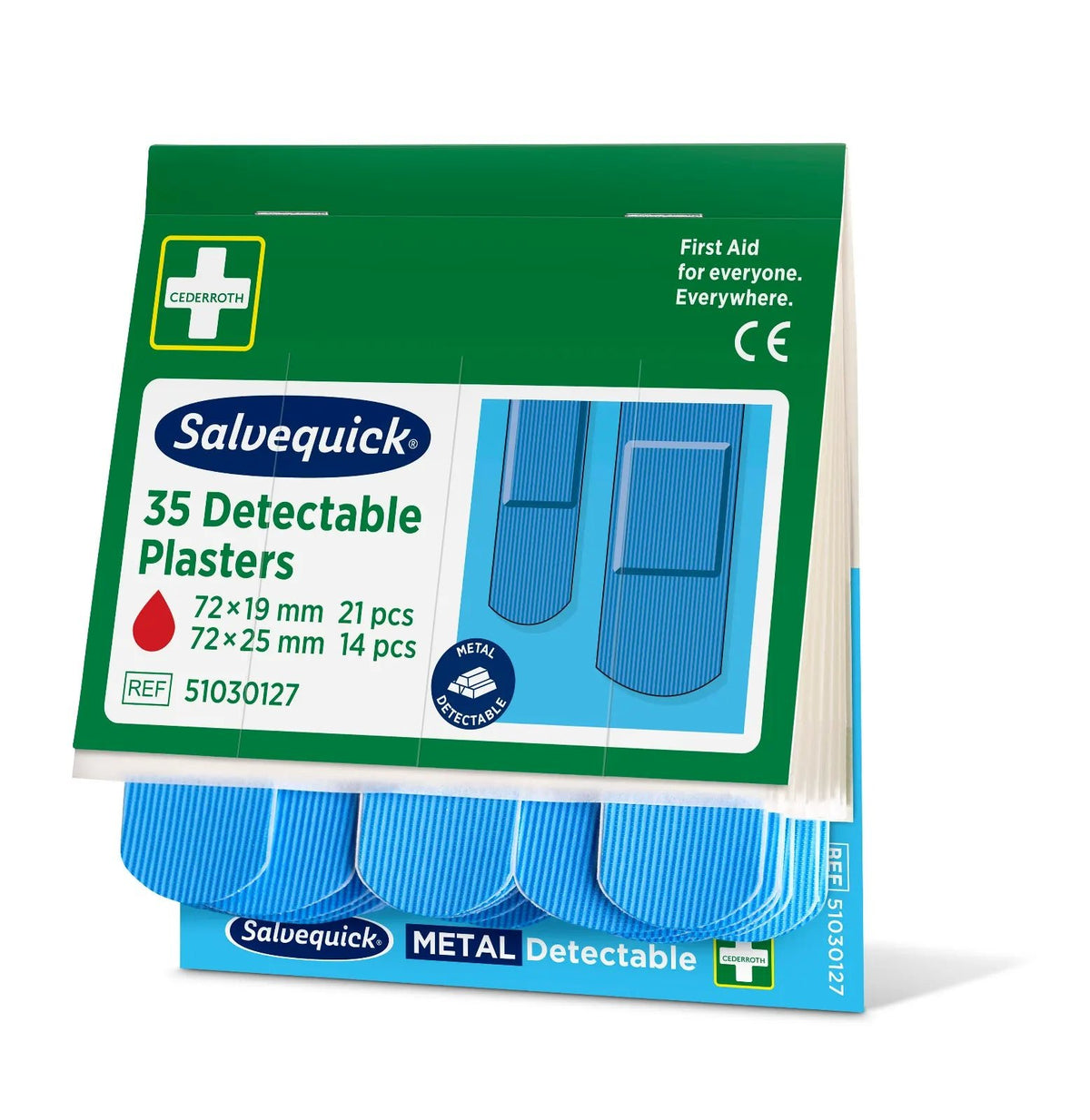 Blue Detectable Patches, 35 per roll | Package (35 pieces)