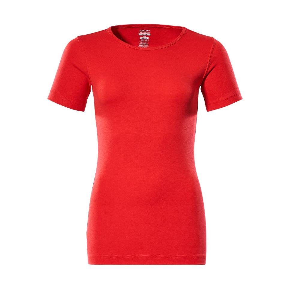 MASCOT® Arras camiseta para mujer, rojo tráfico