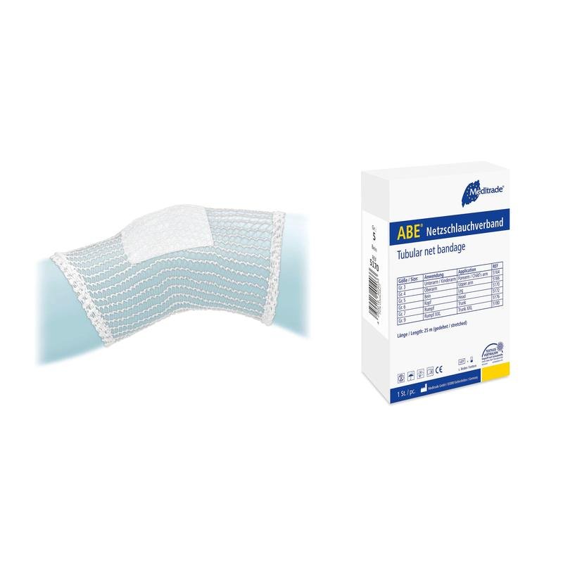 Vendaje tubular de malla ABE®, 2,2 cm x 25 m, antebrazo | Paquete (1 pieza)