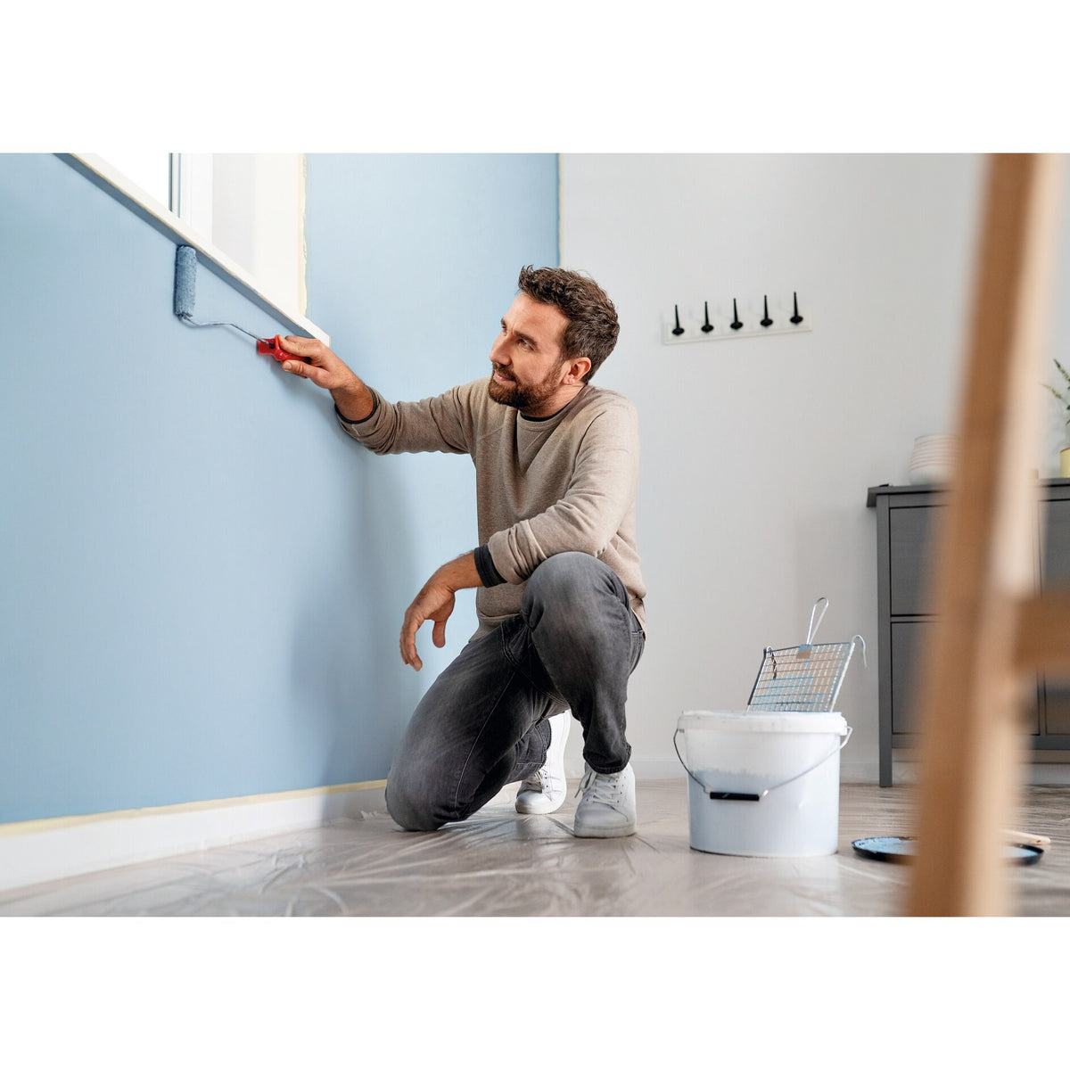 Cinta de pintor tesa 52803 Classic, 50 m x 19 mm, marrón – Aplicaciones