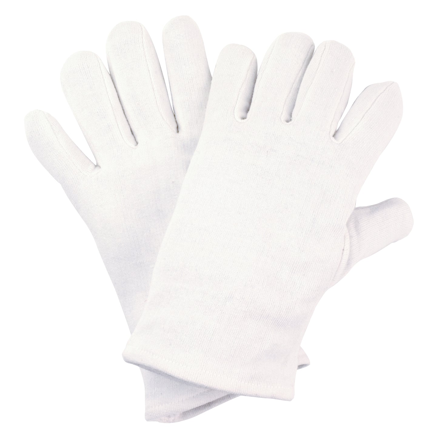 Guantes de punto de algodón NITRAS, blancos, punto de algodón OEKO-TEX | Paquete (12 pares)