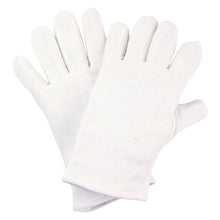 Guantes de punto de algodón NITRAS, blancos, punto de algodón OEKO-TEX | Paquete (12 pares)