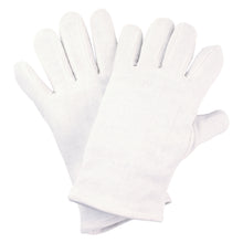 Guantes de punto de algodón NITRAS, blancos, punto de algodón OEKO-TEX | Paquete (12 pares)