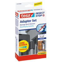 Juego de adaptadores tesa ALU Comfort, negro