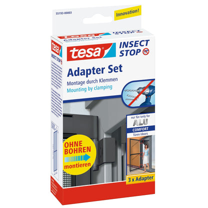 Juego de adaptadores tesa ALU Comfort, negro