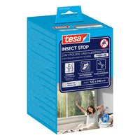 tesa INSECT STOP 2-in-1 Premium Pollen and Fly Screen, Anthracite, 120 x 240 cm