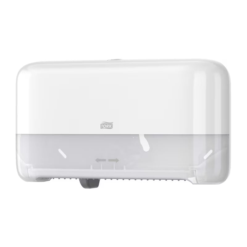 Tork OptiServe® Double Roll Tubeless Toilet Paper Dispenser White T7