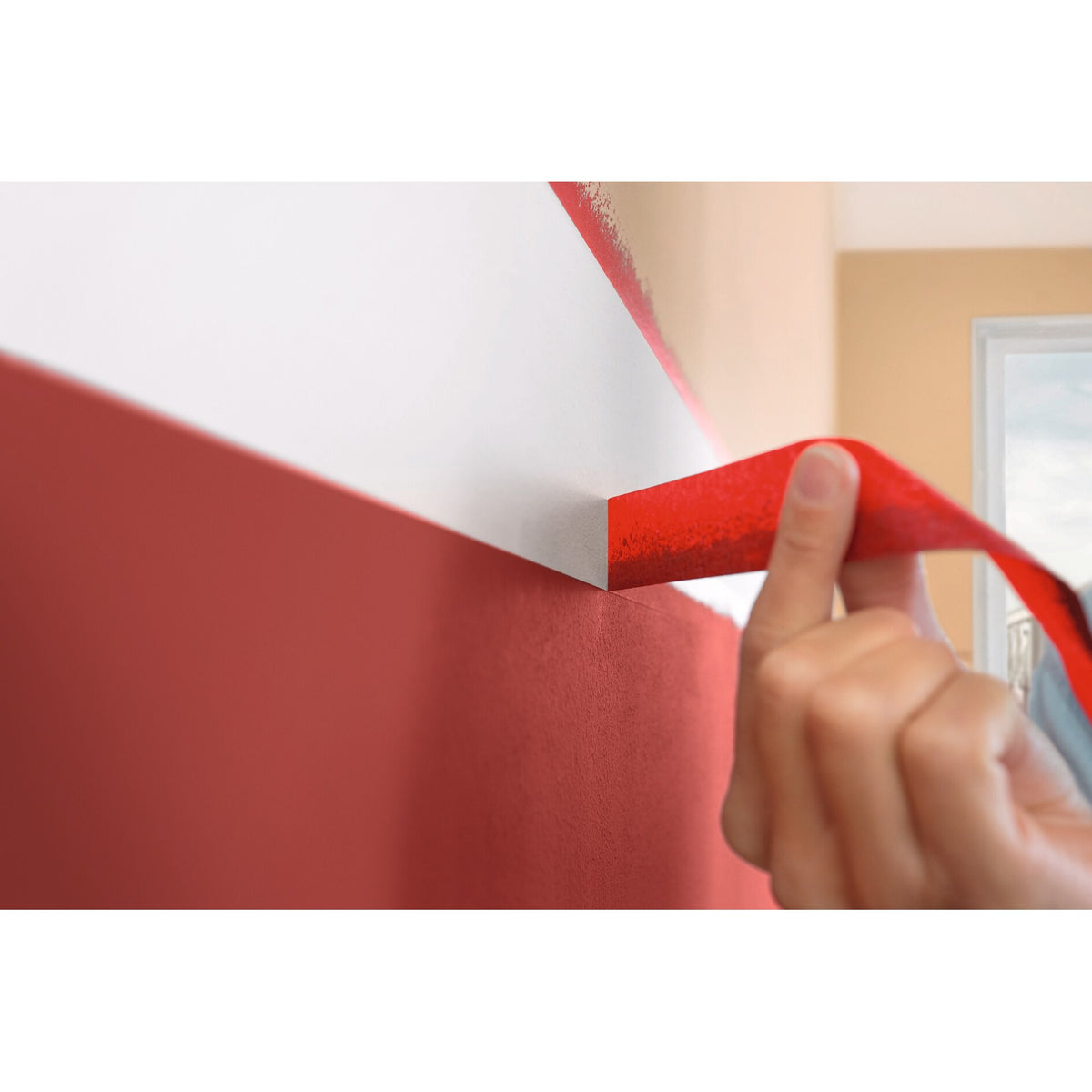 tesa Excellent Painter's Tape, Red – Applications