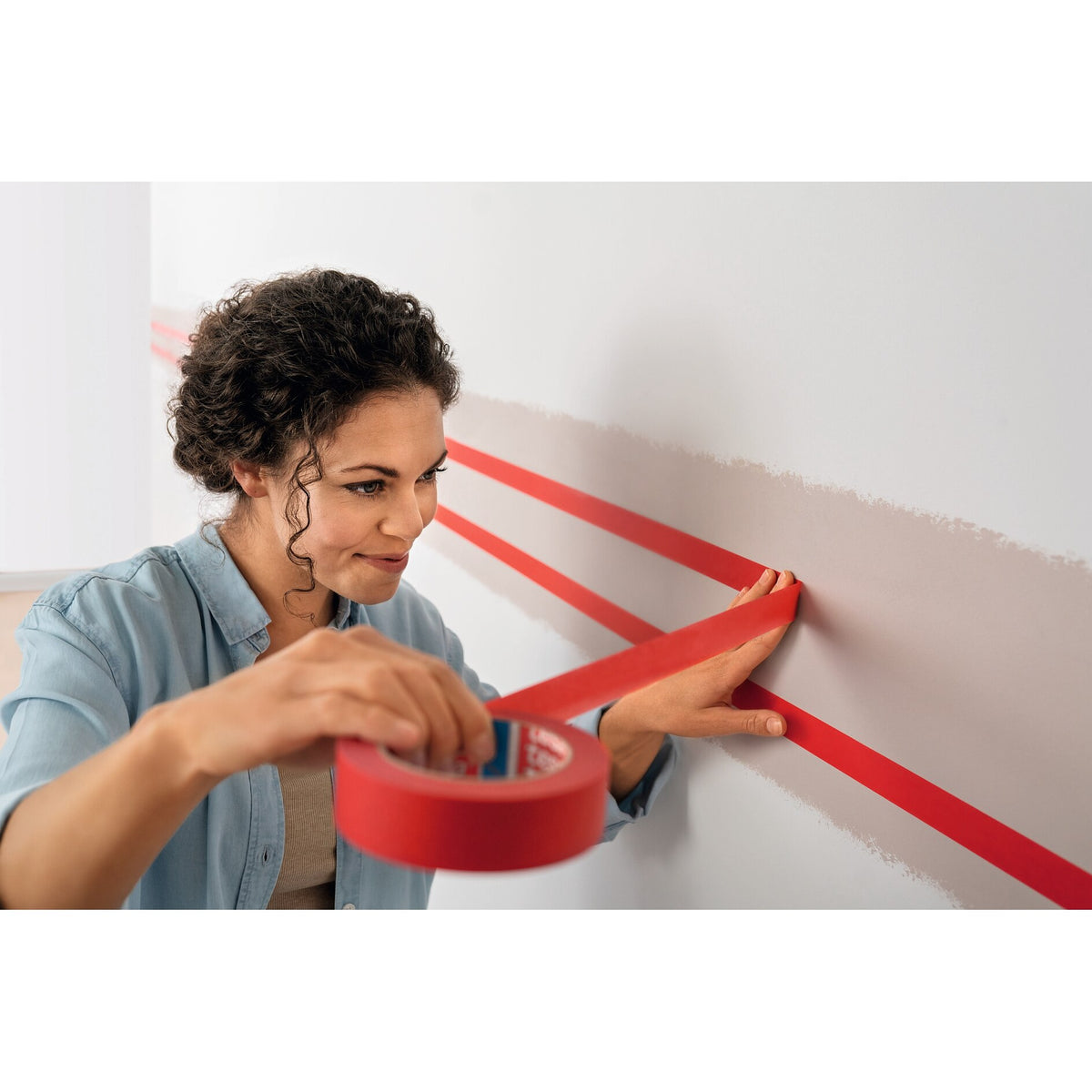 tesa Excellent Painter's Tape, Red – Applications