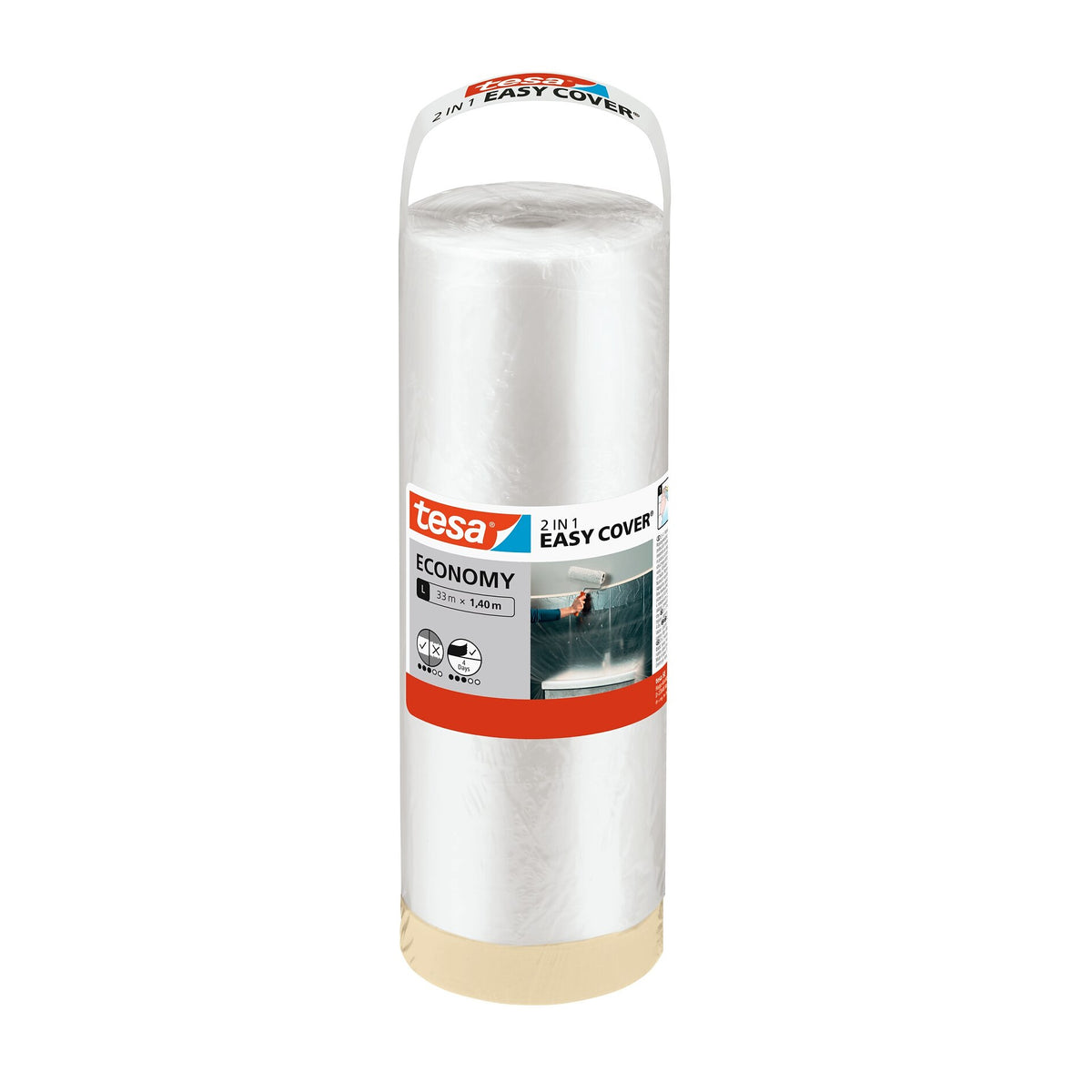 Cinta de pintor tesa Easy Cover Economy, recambio, L, 33 m x 1,4 m