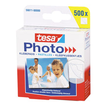 Adhesivos fotográficos tesa, blancos, de doble cara, 500 unidades