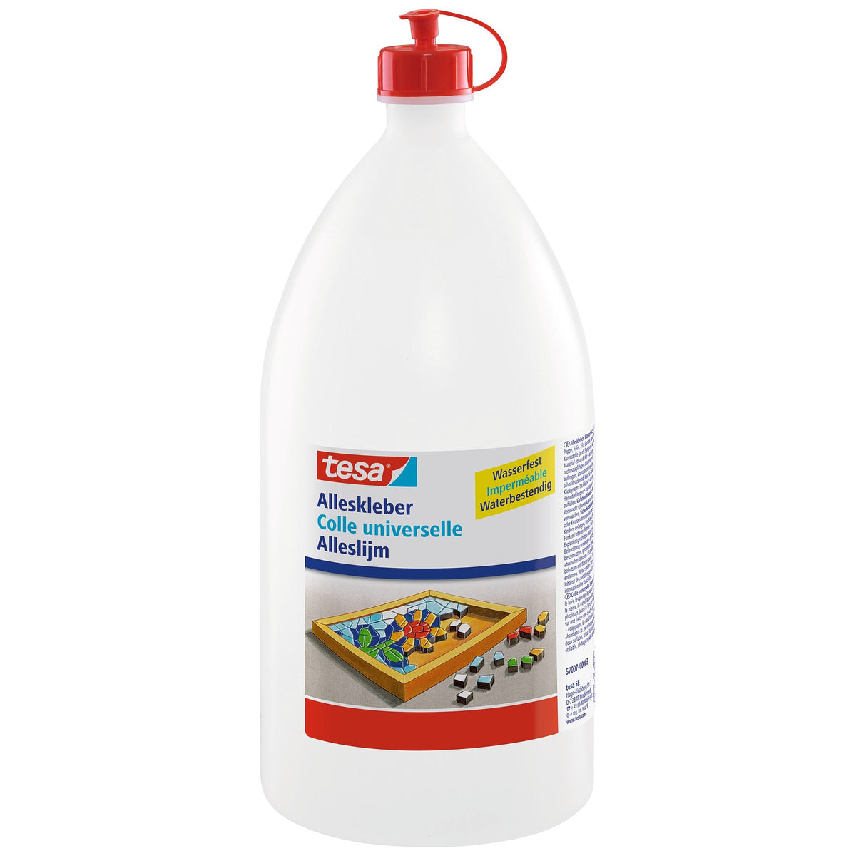 tesa 57007, adhesivo universal, 1750 g, transparente