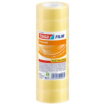 tesafilm 57207 Standard, retráctil, 33 m x 19 mm, transparente