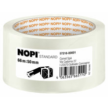 tesa NOPI STANDARD, 66 m x 50 mm, transparente