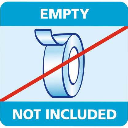 tesa 57443 Easy Cut Hand Dispenser, empty, for rolls up to 10 m x 19 mm, red-blue – Product Features