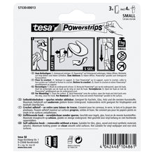 tesa Powerstrips Hooks, Small Classic, White