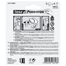 tesa Powerstrips Hooks, Small, Round, White