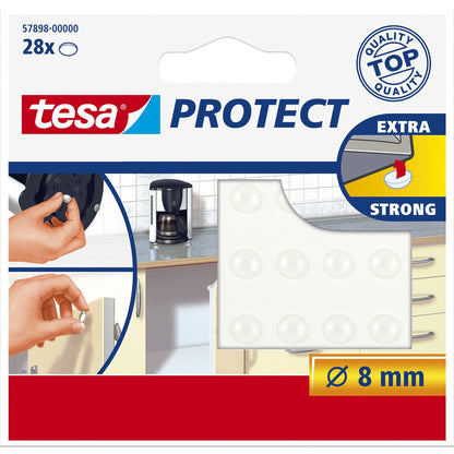 tesa Protect Anti-Slip/Noise Stoppers, Transparent