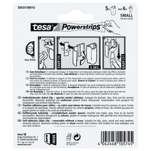 tesa Powerstrips Cable Clip, white