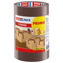 Tesapack Strong, 66 m x 50 mm, marrón