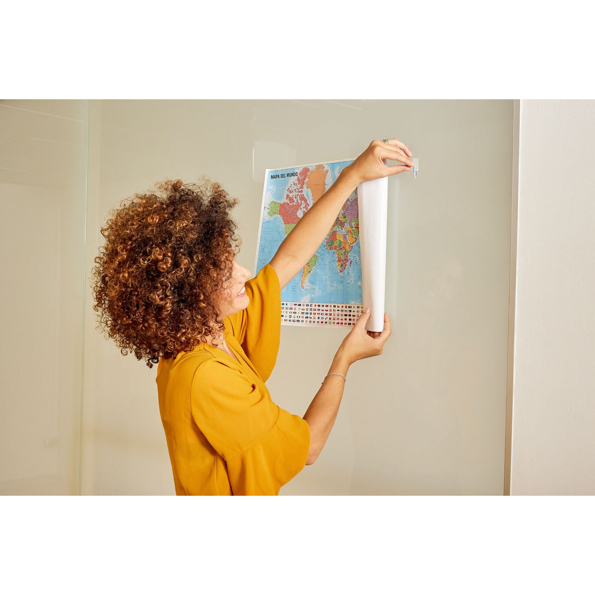 tesa Powerstrips Posterstrips, blancas, tamaño grande – Modo de empleo
