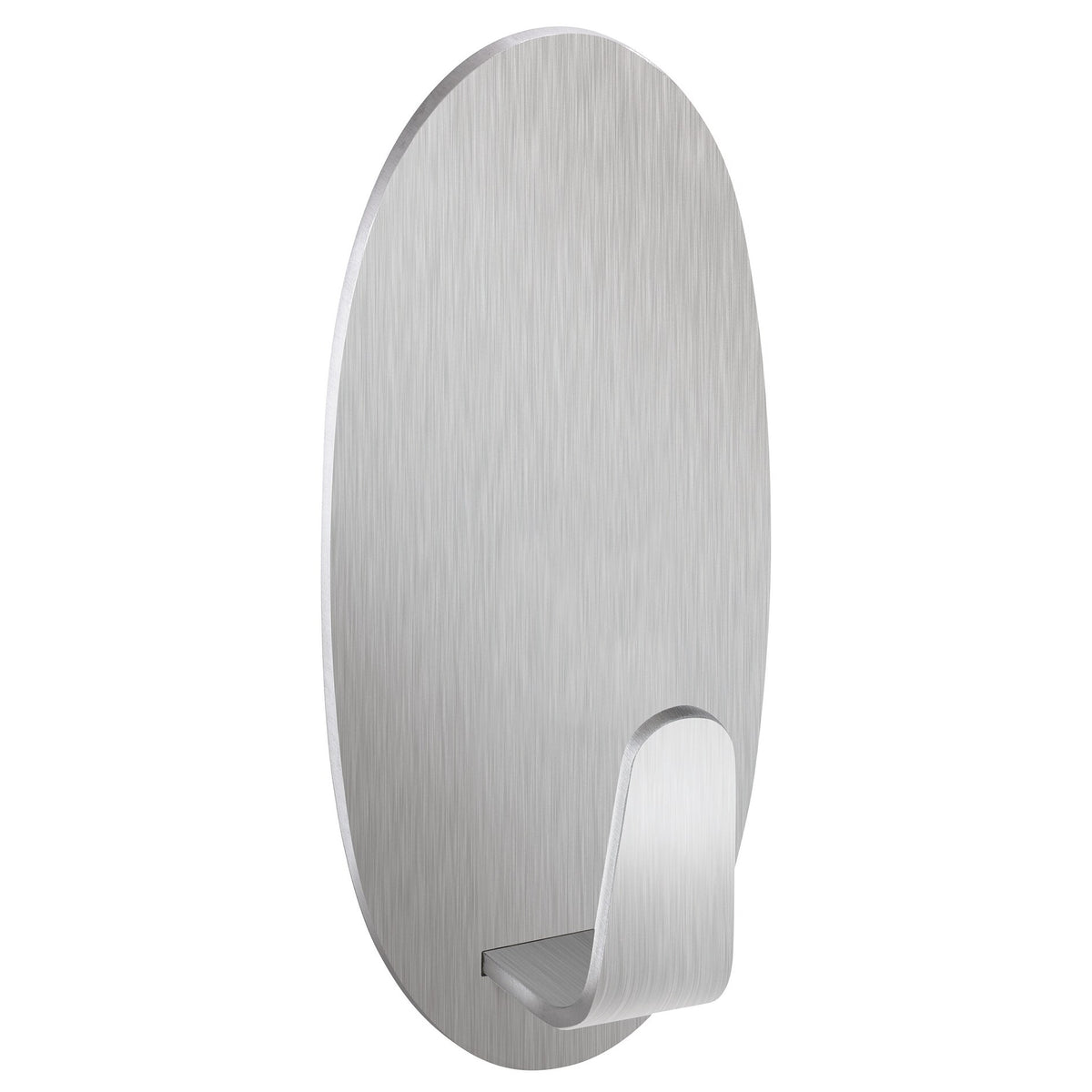 tesa Powerstrips L Metal Oval Hook, White