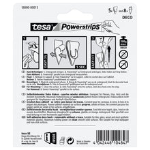 tesa Powerstrips DECO Hooks, SMALL, clear