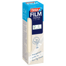 tesafilm PAPER, transparente, en rollo tipo torre, 10 m x 19 mm