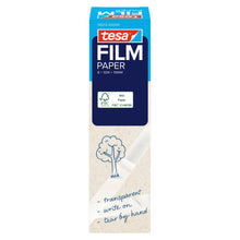 tesafilm PAPER, transparente, en rollo tipo torre, 10 m x 19 mm