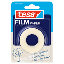 tesafilm PAPER, transparente, en blíster, 33 m x 19 mm