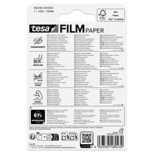 tesafilm PAPER, transparente, en blíster, 33 m x 19 mm