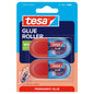 tesa GLUE ROLLER Permanent Mini, 6 m x 5 mm, clear, in a blister pack