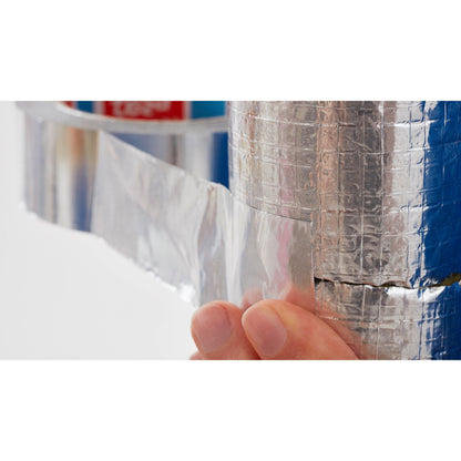 Cinta adhesiva de aluminio tesa 60670, 50 m x 50 mm, plateada mate – Aplicaciones