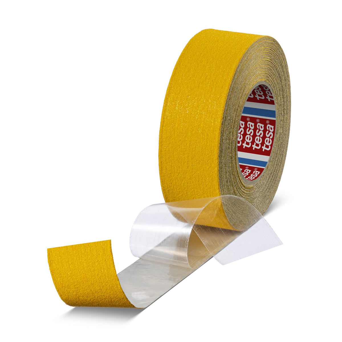 Cinta antideslizante tesa 60955, extremadamente flexible, 18 m x 50 mm, amarilla
