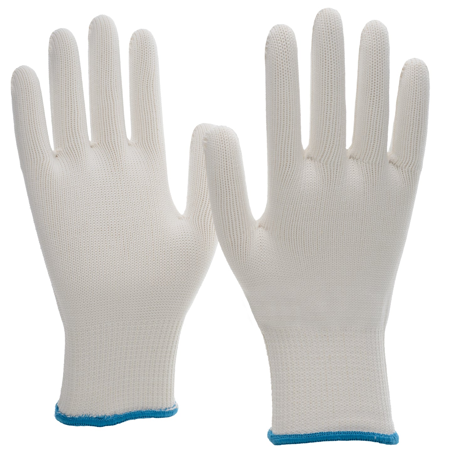 Guantes de punto NITRAS, blancos