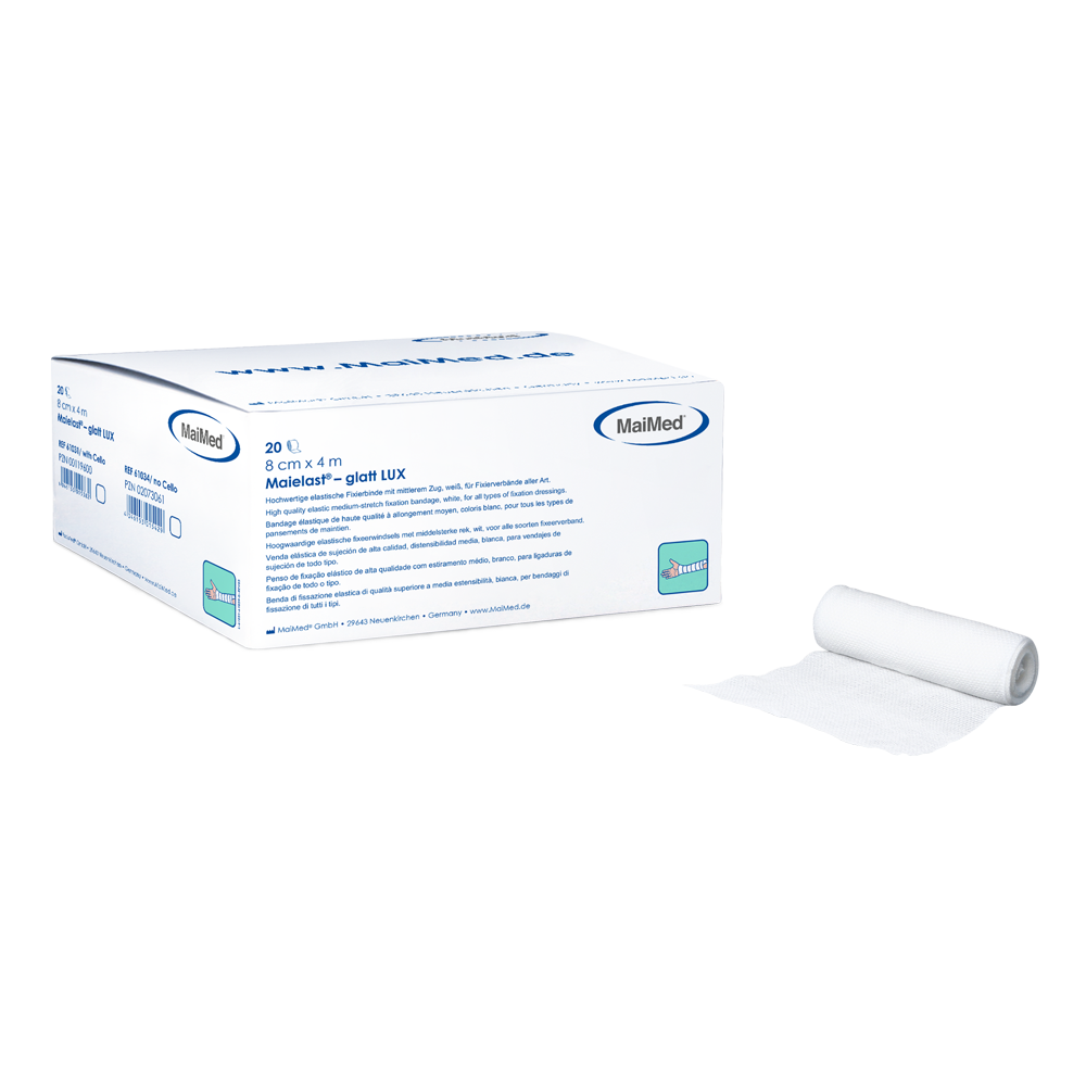 Maielast-glatt LUX Cello elastiske festebandasjer, 20 stk/eske