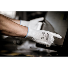 Guantes antiestáticos NITRAS, gris / blanco