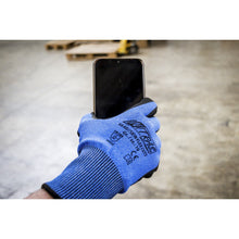 NITRAS SKIN FLEX CUT C, guantes de protección contra cortes, azul / negro