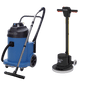 Numatic single disc machine HFM1515R / ESM set 2B with water vacuum cleaner WV900-2 and PadLoc Trei | Pack (1 piece)