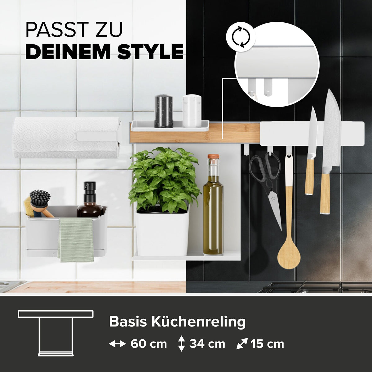 tesa Kitchen Organizer Combo Set XL – Product Features