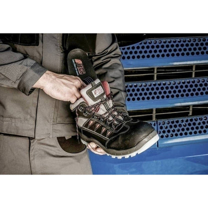 NITRAS COMFORT STEP, plantillas, negro / rojo