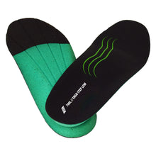 NITRAS ERGO STEP LOW, semi-orthopedic insole, black / green