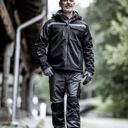 NITRAS MOTION TEX PLUS, chaqueta softshell, negro