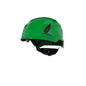 Casco 3M™ SecureFit™ X5500, sin ventilación, CE, verde, X5504NVE-CE | Paquete (1 pieza)