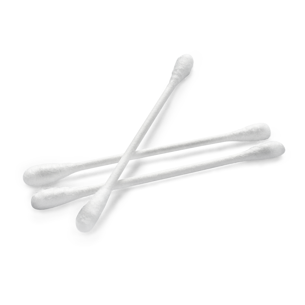 MaiMed -Tip Classic ECO (small head) non-sterile cotton swabs, cardboard stick, 200 pieces/bag | Pack (200 pieces)
